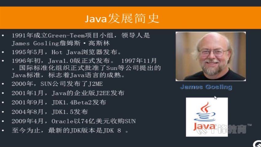 【千锋软件测试】Ja-va开发入门教程（31集）  百度网盘(1.25G)